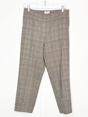 Babaton Plaid Conan Crop Pants Pull On Style